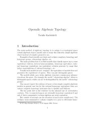 Operadic Algebraic Topology - Mathematics, Algorithms and Proofs