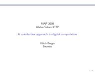 A coinductive approach to digital computation - Mathematics ...