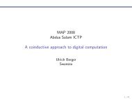 A coinductive approach to digital computation - Mathematics ...
