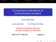 A Characteristic Set Method for Solving Boolean Equations