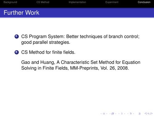 A Characteristic Set Method for Solving Boolean Equations