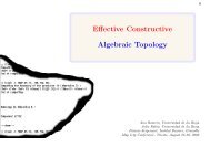 Effective Constructive Algebraic Topology - Institut Fourier