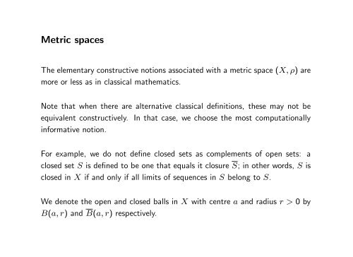 Lectures on Constructive Mathematics. - Mathematics, Algorithms ...