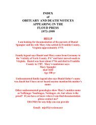 Index of obituary and death notices appearing in - Genealogy.the ...