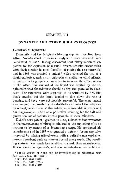 The Chemistry of Powder and Explosives - Sciencemadness Dot Org