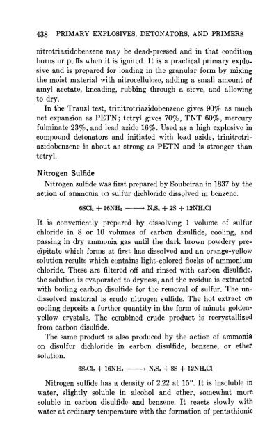 The Chemistry of Powder and Explosives - Sciencemadness Dot Org