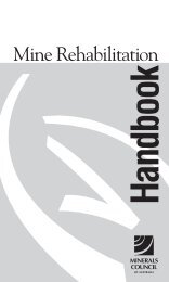 Mine Rehabilitation Handbook - Mining and Blasting