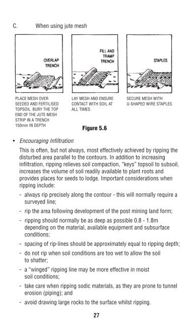 Mine Rehabilitation Handbook - Mining and Blasting