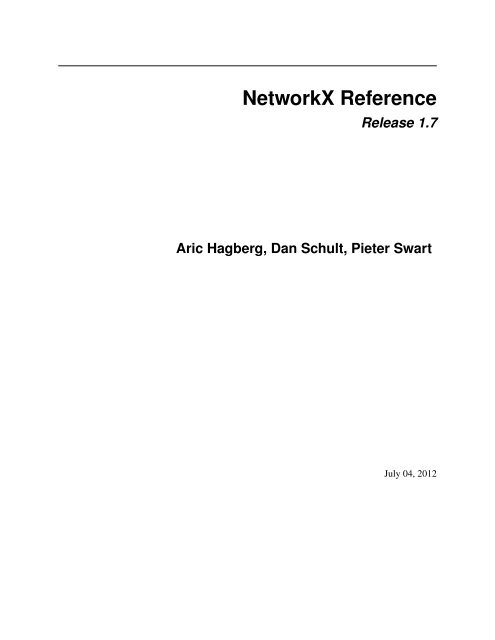 networkx reference