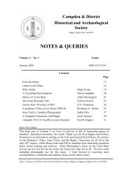 notes & queries - Campden & District Historical and Archaeological ...