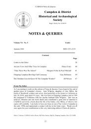 notes & queries - Campden & District Historical and Archaeological ...