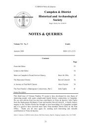 notes & queries - Campden & District Historical and Archaeological ...