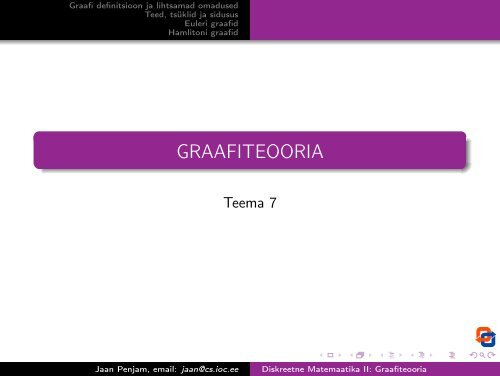 GRAAFITEOORIA - Cs.ioc.ee