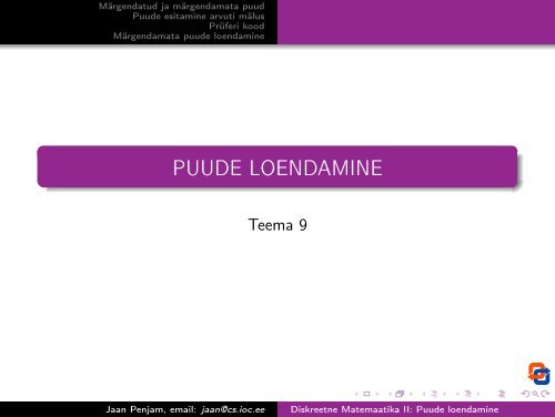 PUUDE LOENDAMINE - Cs.ioc.ee