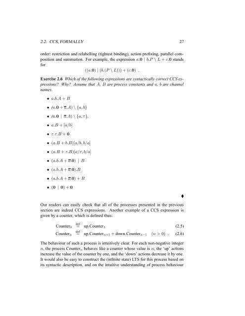 Reactive Systems: Modelling, Specification and Verification - Cs.ioc.ee