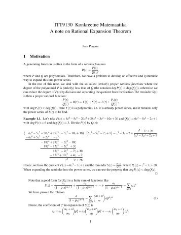 Rational functions - Cs.ioc.ee