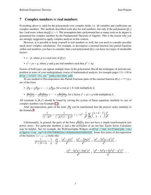 Rational functions - Cs.ioc.ee