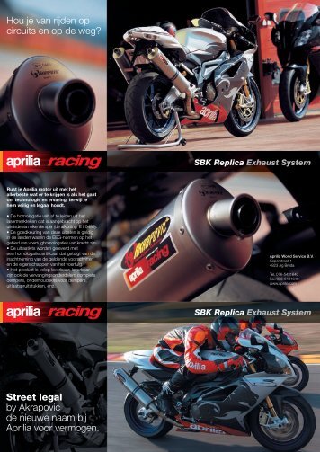 SBK Replica Exhaust System SBK Replica Exhaust System - Aprilia