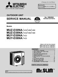 Service Manual - Mitsubishi Electric Cooling & Heating