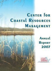 2007 - Center for Coastal Resources Management - Virginia Institute ...