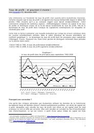 De la mesure du taux de profit - Hussonet - Free