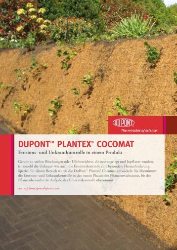Download Broschüre DuPont™ Plantex® Cocomat