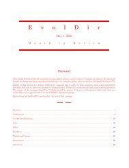 brian/evoldir/Archive - E vol D ir - Genome Biology and Evolution