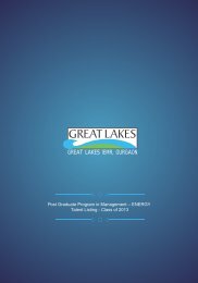 PGPM (Energy) - Great Lakes