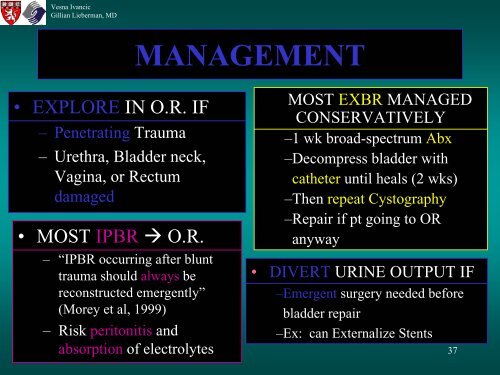 BLADDER RUPTURE