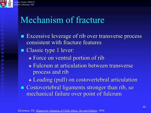 Metaphyseal and Rib Fractures in Child Abuse