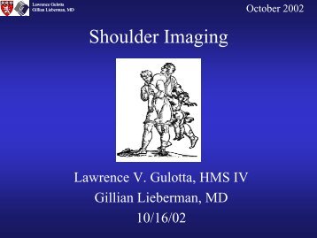 Shoulder Imaging