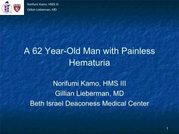 A 62 Year-Old Man with Painless Hematuria