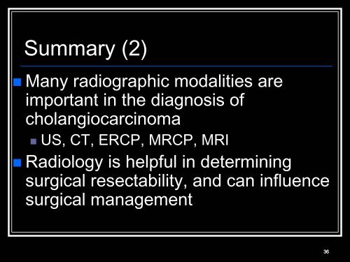 Klatskin tumors and other cholangiocarcinoma - Lieberman's ...