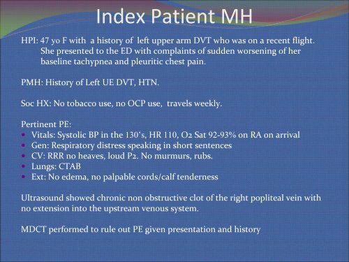 Pulmonary Embolism: Diagnostic Approach and Algorithm