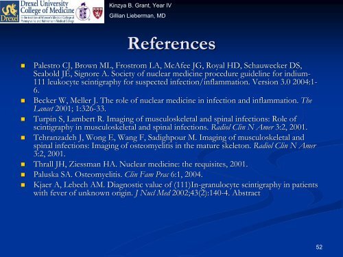 Indium-111 Leukocyte Scintigraphy - Lieberman's eRadiology ...