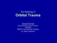 The Radiology of Orbital Trauma - Lieberman's eRadiology ...