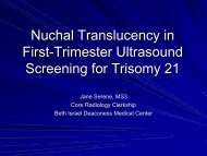 Nuchal Translucency in First-Trimester Ultrasound Screening for ...