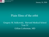 Plain films of the orbit - Lieberman's eRadiology Learning Sites ...