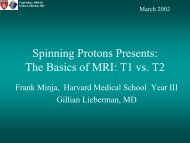 The Basics of MRI: T1 vs. T2