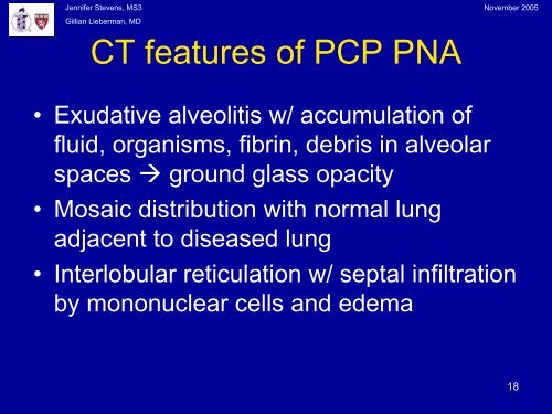 Pneumocystis Pneumonia: The radiology of an AIDS- defining illness