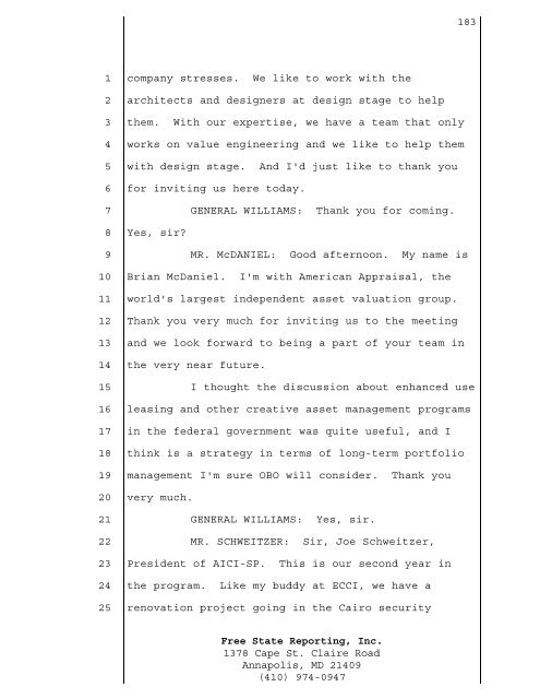 Meeting Minutes - US Department of State