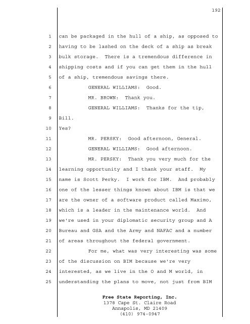 Meeting Minutes - US Department of State