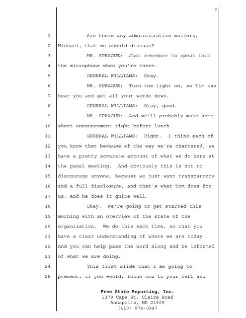 Meeting Minutes - US Department of State