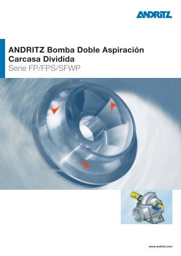 ANDRITZ Bomba Doble Aspiración Carcasa Dividida Serie FP/FPS ...