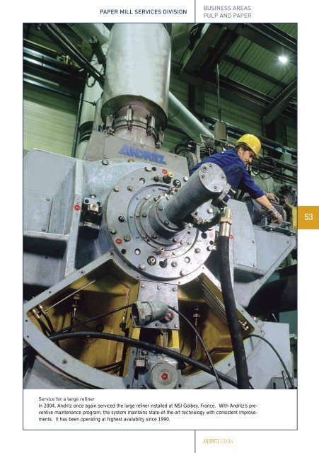 2004 - ANDRITZ Vertical volute pumps