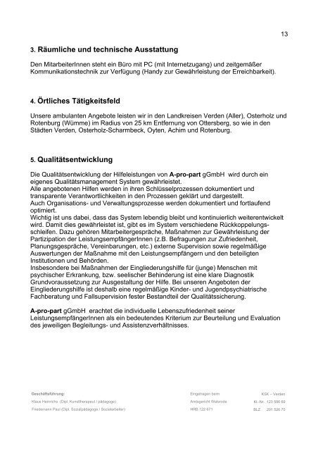 DOWNLOAD Leistungsbeschreibung (PDF) - Apropart Kinder- und ...