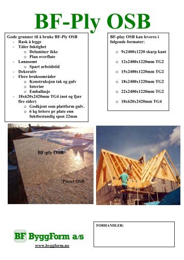 BF-Ply OSB
