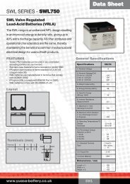 SWL 750 Data Sheet