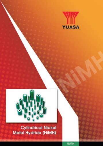 Cylindrical Nickel Metal Hydride (NiMH) - Yuasa