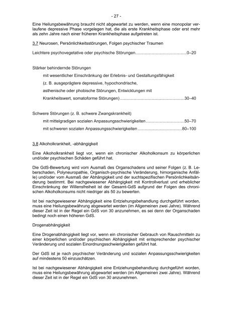 G 5702 Anlage zu § 2 der Versorgungsmedizin-Verordnung vom 10 ...